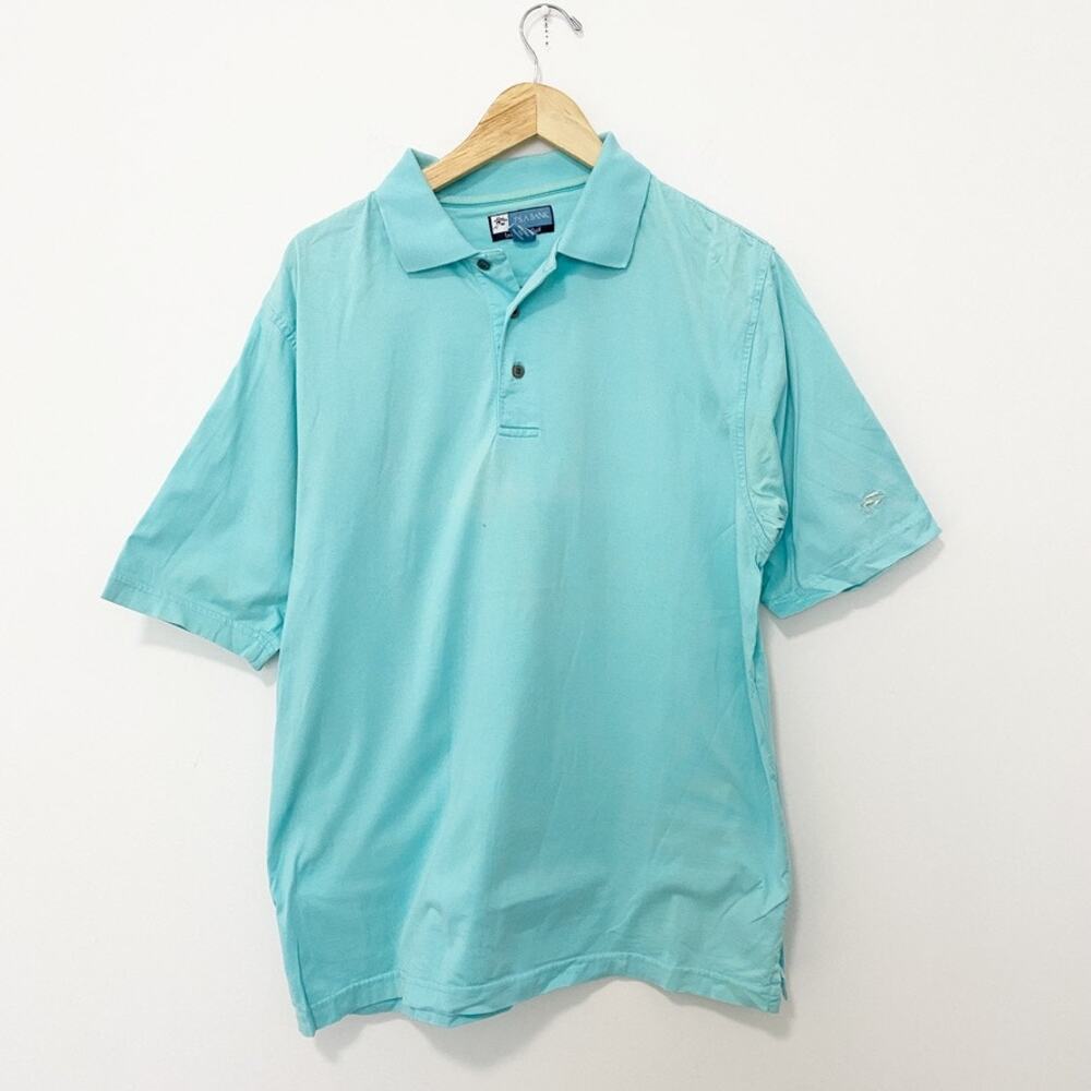 Jos. A Bank Men's Blue Short Sleeve Top Size Medium